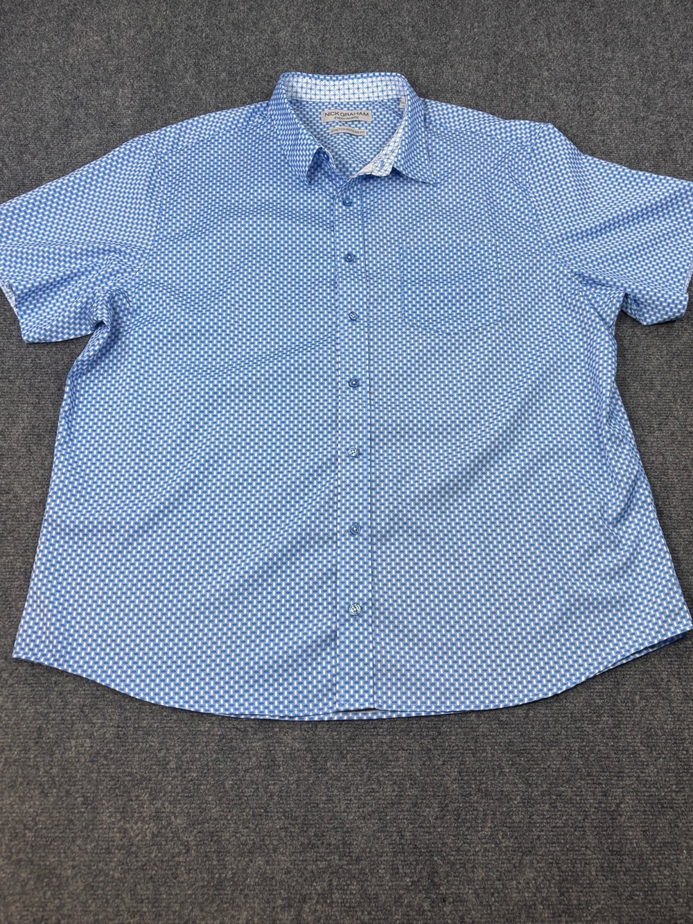 Nick Graham Everywhere lightweight short sleeve button up size XXL.